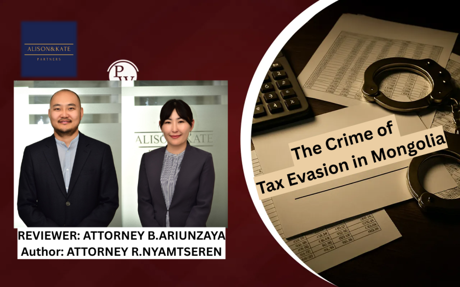 The Crime of Tax Evasion in Mongolia